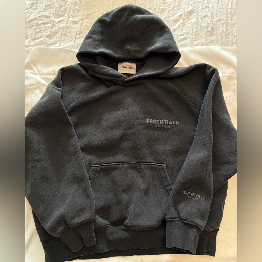 Fear of God Essentials Black Hoodie
